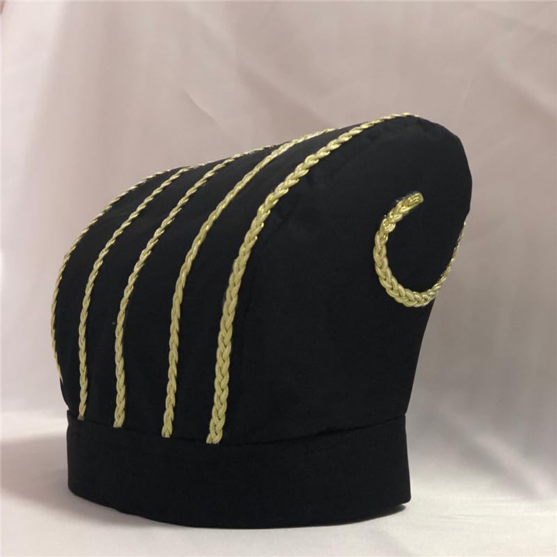 Nekogamiyama Three Kingdoms Warlord Heroic Strategist Hooded Hat Crown Zhuge Liang Kongming Prime Minister Drama Cosplay Kids (53-55cm)