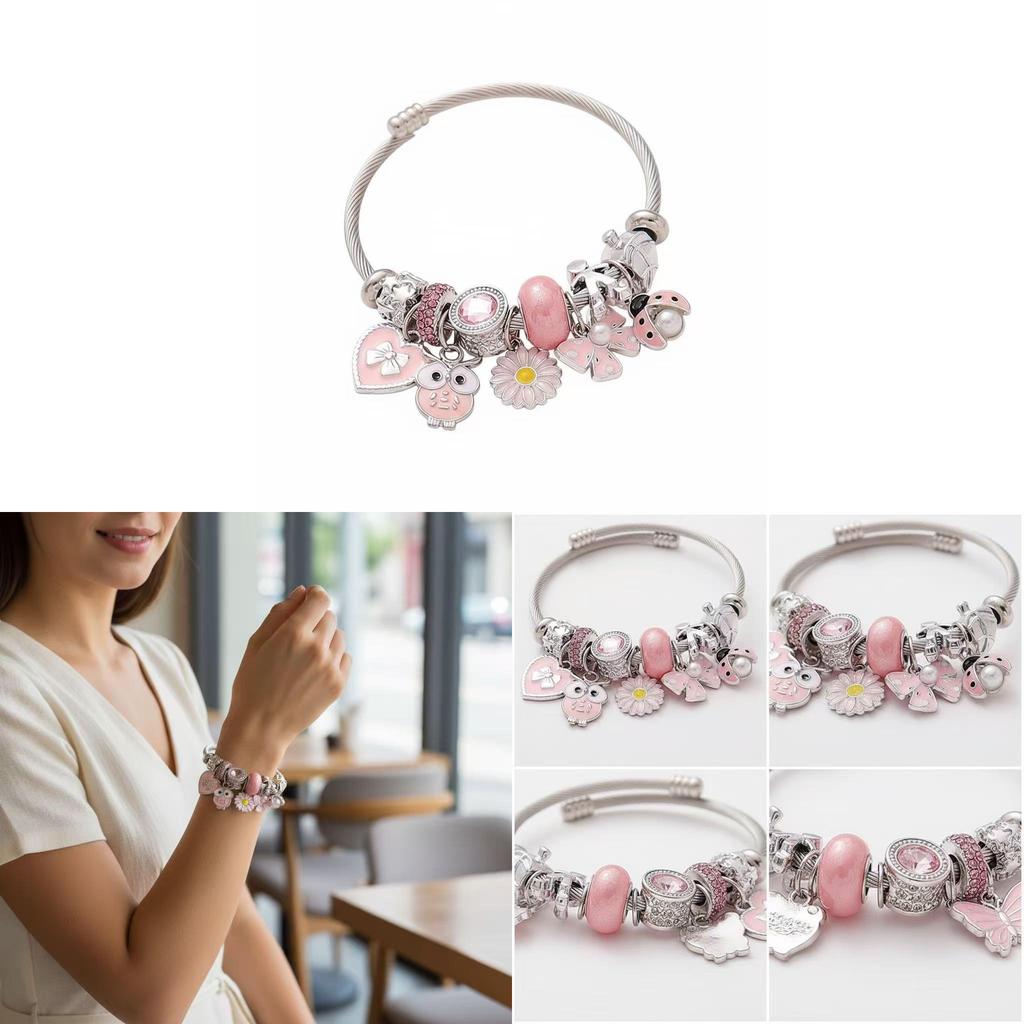 Diy Owl Butterfly Pendant Jewelry With Stainless Steel For Summer Fashion Accessories