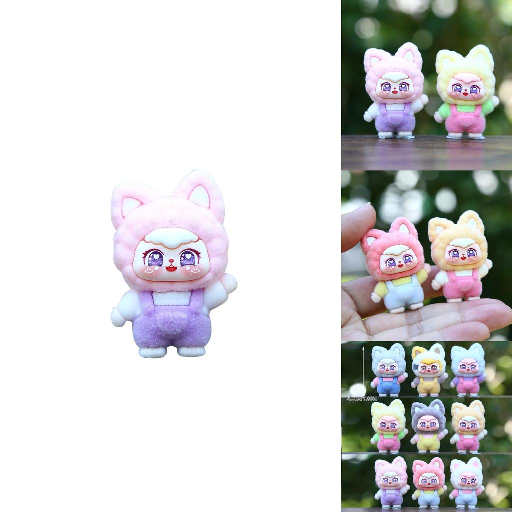 9 шт. Милый лисий головной убор, комбинезон, набор украшений модели девочки для детей и коллекционеров