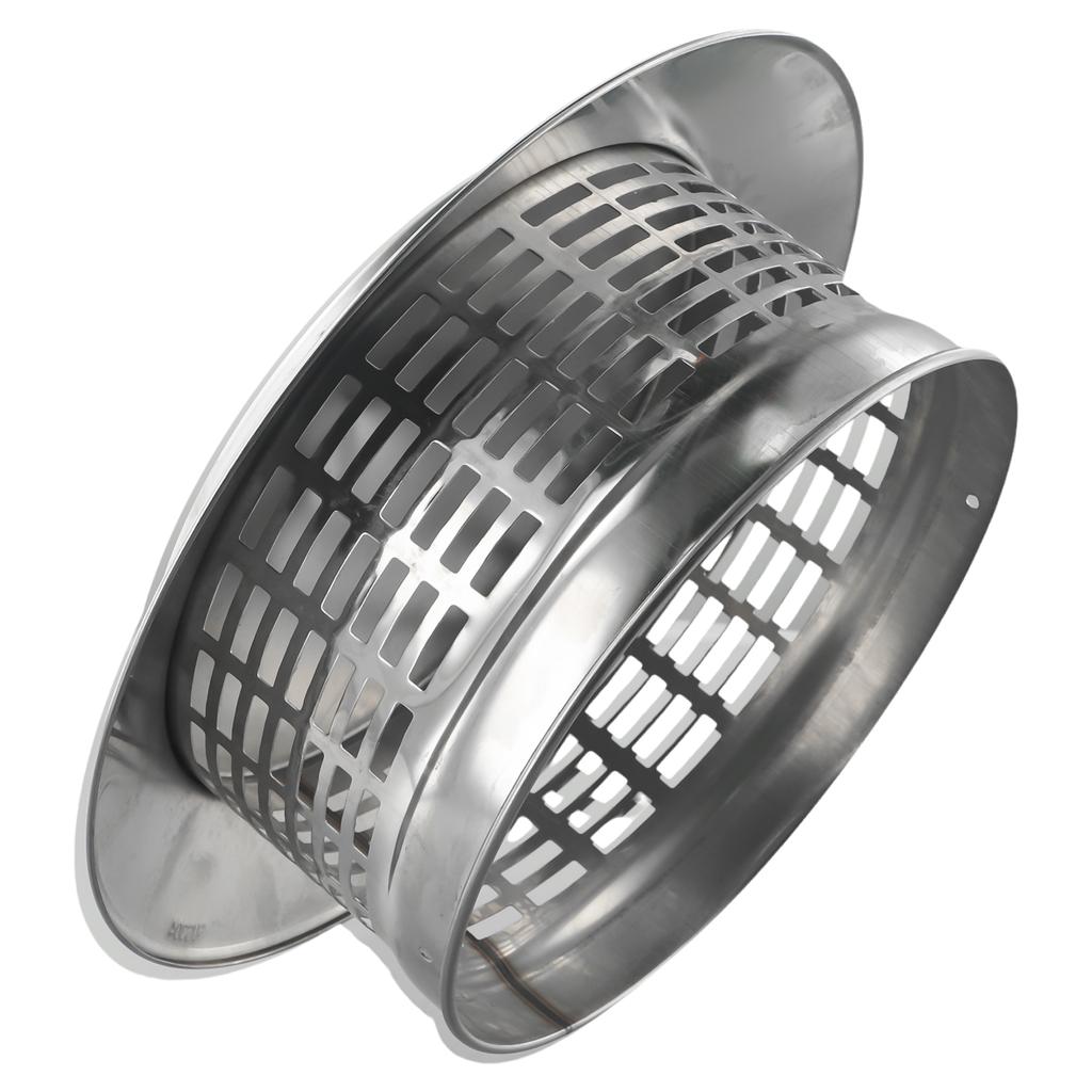 75/200мм Колпак для дымохода из нержавеющей стали для наружной стены, крыши, трубы, вытяжного отверстия, вытяжной зонт для дымохода, серебристый колпак для дымохода