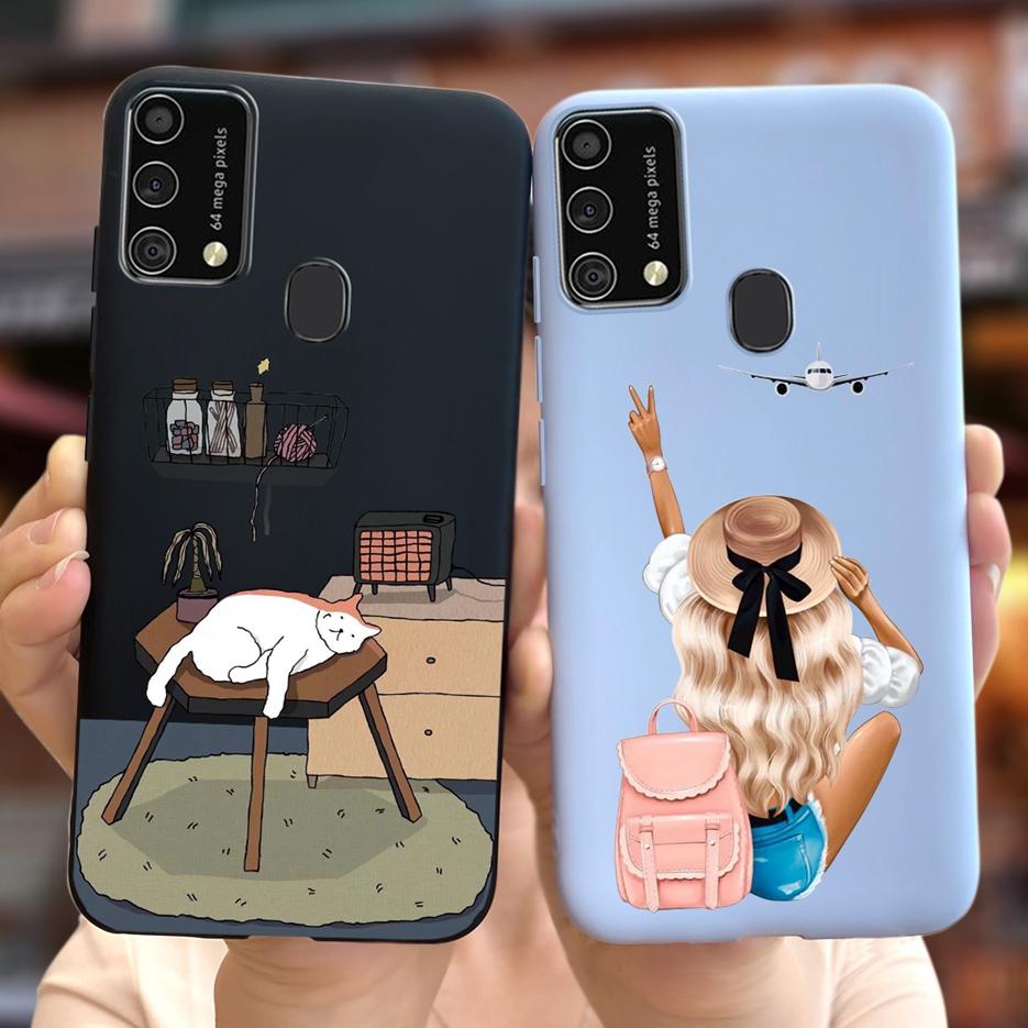 Чехол для Samsung Galaxy M31 SM-M315F Милые Астронавты Мультяшная Обложка Мягкие Fundas Для Samsung M31 Prime M 31 Galaxy M31s Чехол для Телефона