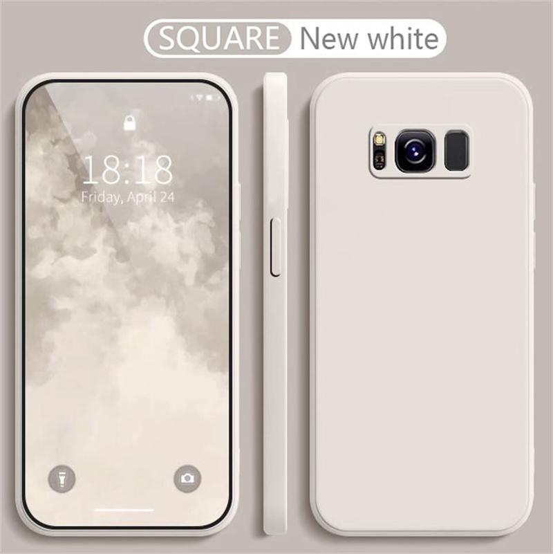 Жидкий силиконовый чехол для телефона Samsung Galaxy S8 S9 S10 Plus Мягкая защитная от ударов задняя крышка с защитой камеры Samsung 8Plus
