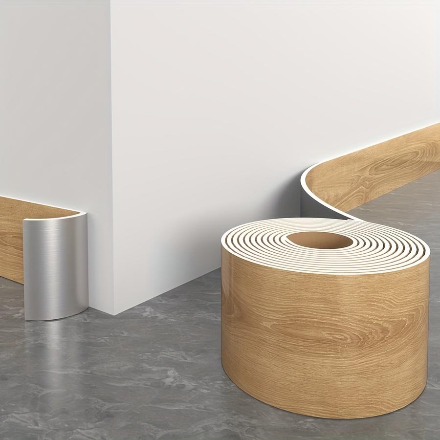 Мраморный самоклеящийся плинтус, 196.8"x3.95" Водонепроницаемая самоклеящаяся бордюрная лента для стен, Съемная ПЭТ-виниловая наклейка для домашнего декора