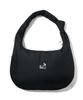 [go Slow Caravan] 338103 Fluffy Moon Shoulder Bag, Black, Free Size