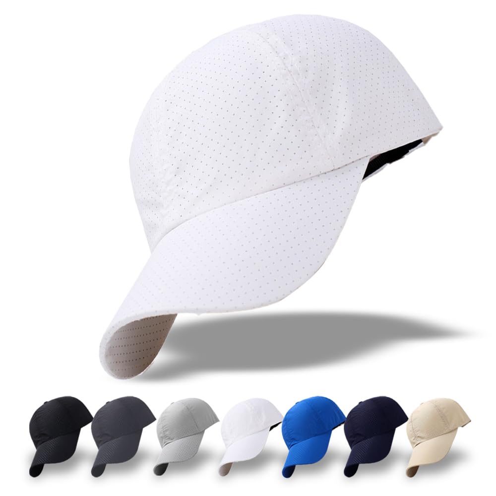 Penguin Fly Mesh Running Cap for Men and UV Solid Perfect for Marathons and Walking Women, White, Summer, Protection, Quick-Drying, Breathable, Color,