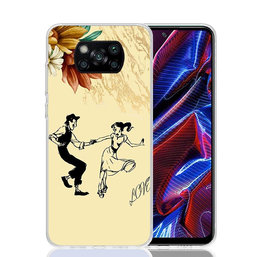 I Love Dance Phone Case For Xiaomi Poco X7 X6 X5 Pro F7 Ultra Redmi 15C 15 13 13C 12 12C 10 10A 10C 9 9A 9C 9T Cover Poco X7 X6