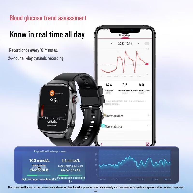 KPEP Non-Invasive Health Smartwatch with Bluetooth Calling (CN version)