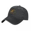 Yellowstone Dutton Ranch Denim Baseball Cap Gold Montana Kpop Trucker Hat Women Retro Logo Snapback Cap