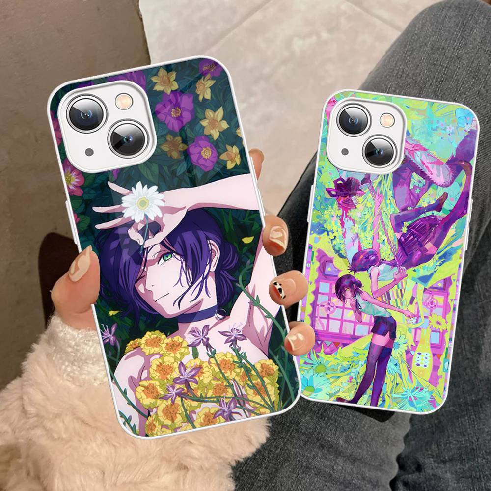 Аниме C-Человек-бензопила Закаленное стекло Для Iphone 14 13 12 11 Pro Mini XS MAX 14Plus X XS XR Чехол