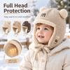 With Earflap Kids Hat Plush Winter Cap Cute Trapper Hat Kids