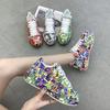 Осень Женские Повседневные Кроссовки Граффити Мода Платформа Нескользящая Толстая Подошва Спортивная Обувь Удобная Повседневная Обувь Zapatos Mujer