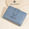 Женский короткий кошелек Baellerry на молнии, модный дизайн, множество отделений для карт и отделение для монет.