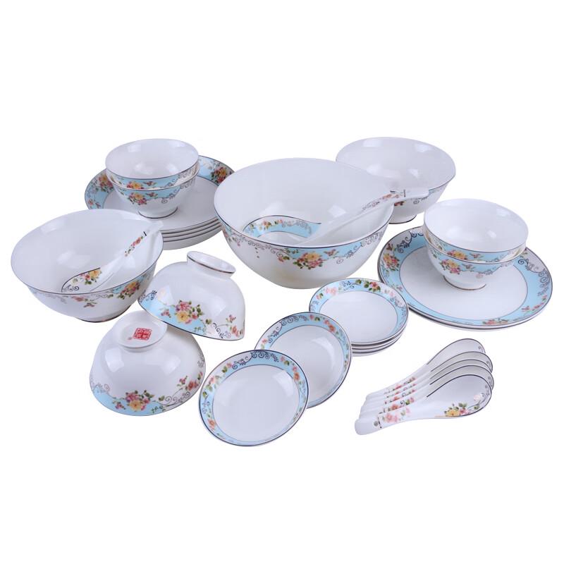 Керамический набор столовой посуды в стиле танской поэзии