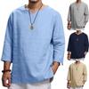 Men's Loose Solid Color Casual Large Size Shirt Men