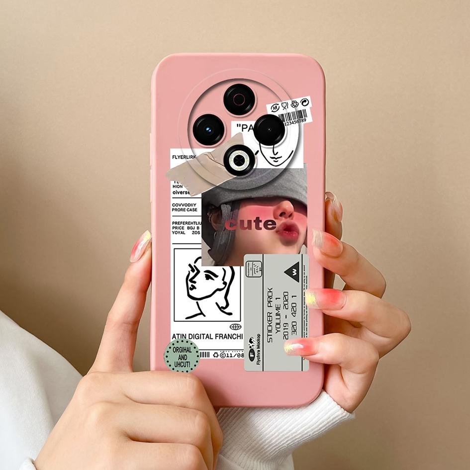 Чехлы Cool Boy для Tecno Pop 9 Camon 30S Sprak 20 30 Pro 30C Spark GO 1 2025 4G 5G Bumper Sweet Girl Covers Мягкий силиконовый чехол премиум-класса для Tecno