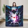 Spamton And Tenna Child Of Divorce Deltarune Game Blankets Warm Aesthetic Plush Throw Blanket For Flannel Bedspread Bed Cover