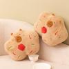 Cartoon Capybara Biscuits Throw Pillow Plush Toy Doll Cookie Doll Home Sofa Pillow Doll