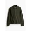 Верхняя одежда из смеси шерсти HM Regular Fit Dark kHaki Green