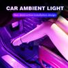 Car LED Foot Ambient Lights 3 Colors Auto Home Party Atmosphere Decorative Star Bulb Car Interior One with Four Night Lamp