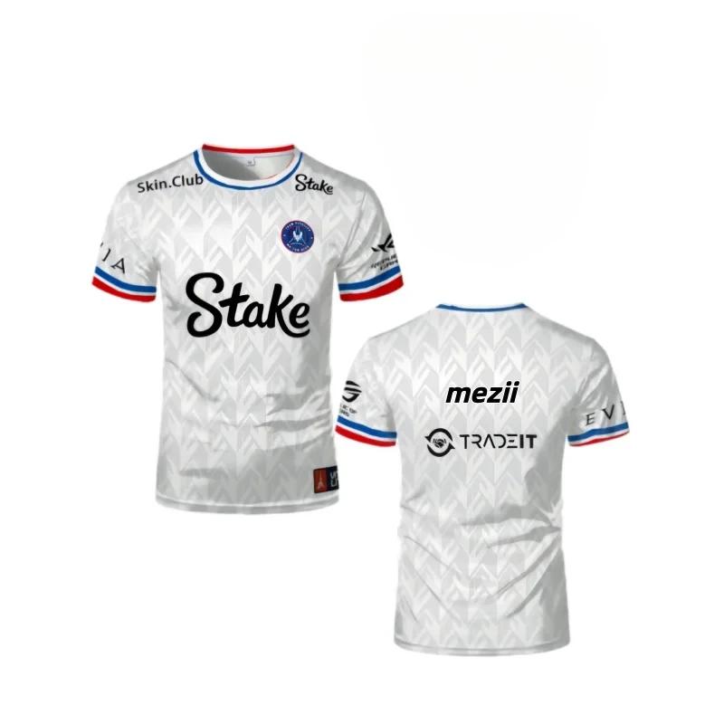 Vitality Team CS2 EPL Jersey Round Neck Breathable Urban Outdoor Custom T Shirt For ZywOo Fans