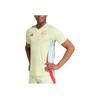 Adidas Испания 2024 Away Authentic Jersey Pulse Yellow/Halo Mint Мужская уличная одежда IS9034
