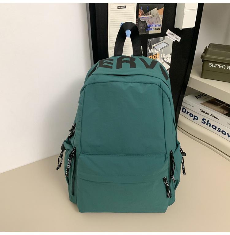 Школьный рюкзак женский студент колледжа простой личность легкий ученик старшей школы большая вместимость рюкзак мужской рюкзак для поездок на работу мужской