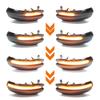 2 шт. Для Volkswagen VW Golf 6 MK6 GTI R32 2008-2014 Светодиодный динамический указатель поворота Последовательный индикатор бокового зеркала