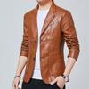 Famous Brand Mens Leather Jackets and Coats Men's Leather Jackets Casual Motorcycle PU Jacket Biker Leather Coats