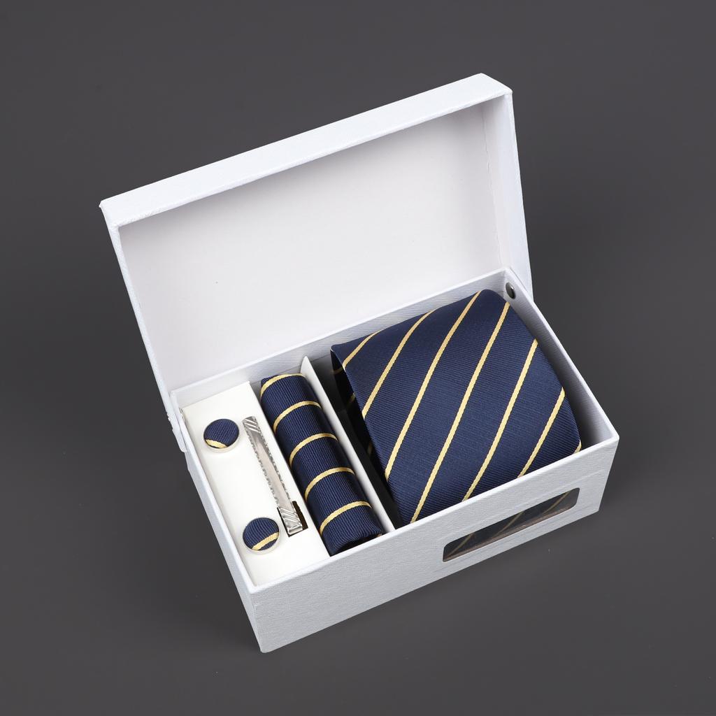 2025 Men'S Tie Premium Gift Box Jacquard Embroidered Tie Tie Logo Making