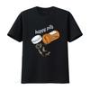 Otters Happy Pills T Shirt Vintage Washed Stretched Homme Streetwear Breathable Unisex Slightly Graphic Versatile Stylish