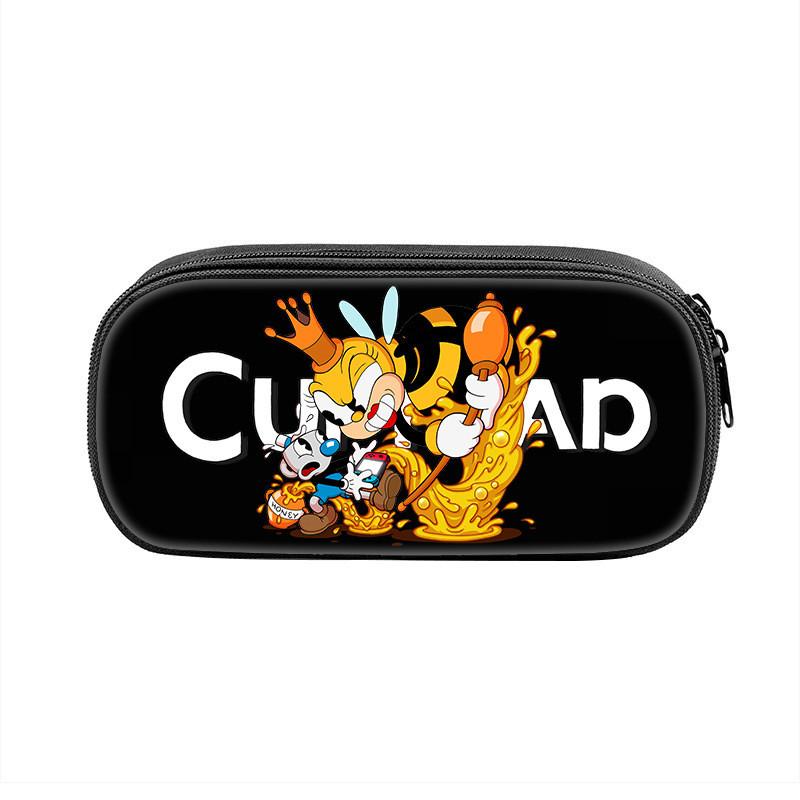 Пенал-сумка из нейлона с персонажами Cuphead для студентов и детей
