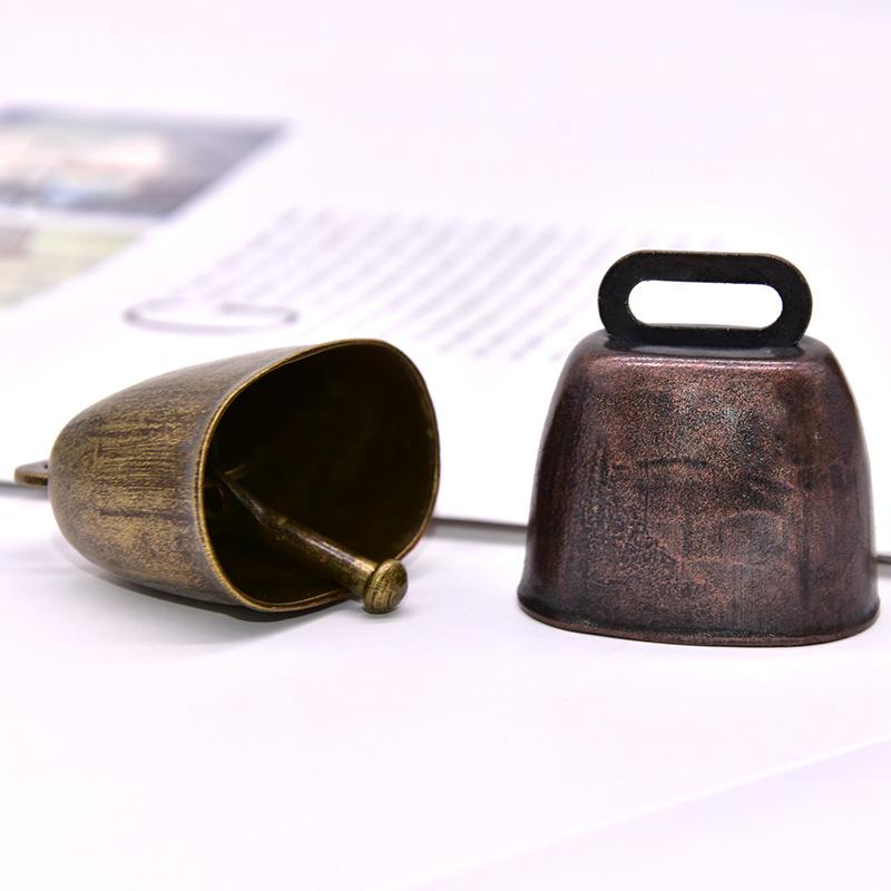 Cowbell Shepherd Bell Vintage Metal DIY Bell Ell Pet Anti-Lost Wind Chimes High Sound Pendant