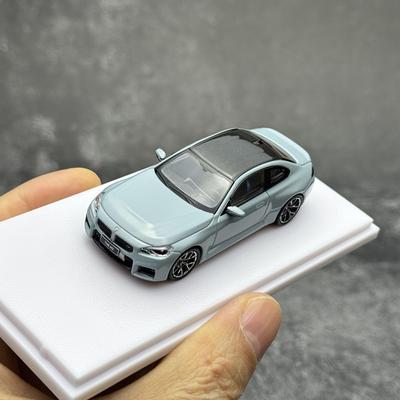 HowieModel 1:Масштаб 64 M2 G87 Серый Металлический Литой Модель Автомобиля Статический дисплей Праздничный подарок Коллекция