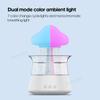 Rain Cloud Electric Air Humidifier 300ml Aroma Diffuser Zen Rain Water Drops Colorful Night Light Humidifier for Home Gift
