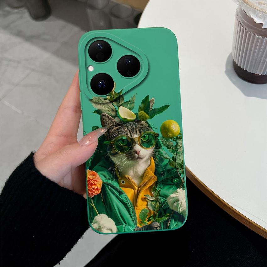 Красивый чехол для телефона с бабочками и цветами для Huawei Pura 80 Pro Plus Honor X7d X9d X20 V40, крышка из жидкого силикона, противоскользящая оболочка для Huawei Capa