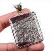 Natural Black Rutile Gemstone 925 Solid Sterling Silver Gift Pendant 2.75" I2P99