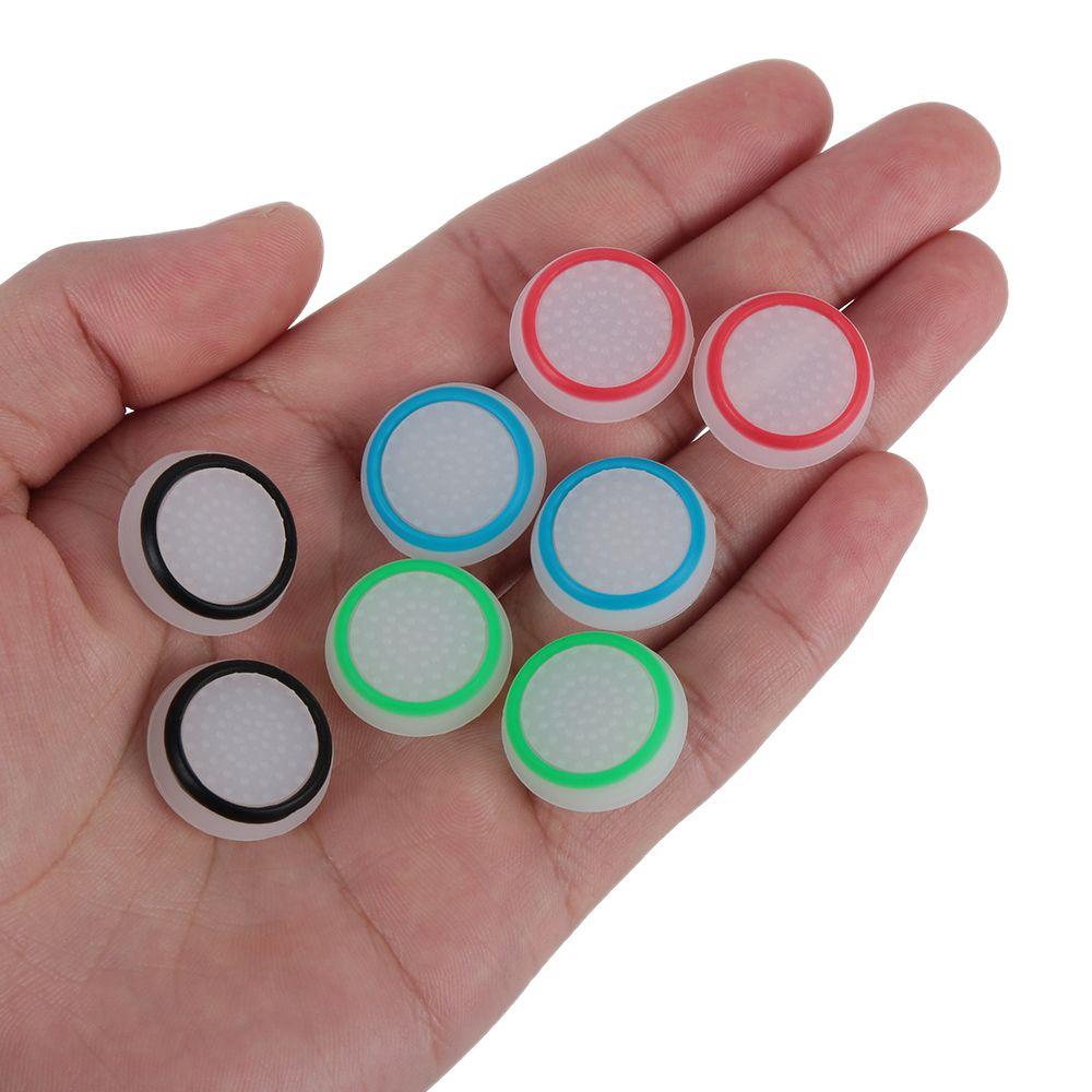 4 шт. Игровой противоскользящий силиконовый чехол Накладки на стики Геймпад Аксессуары Колпачки для джойстика