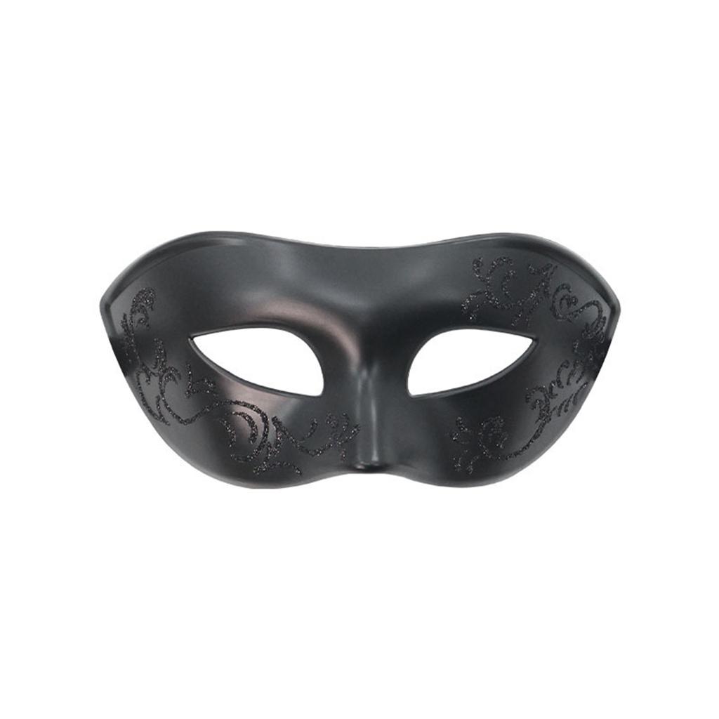 Painted Half Face Masquerade, for Halloween, Costume Parties and Couples