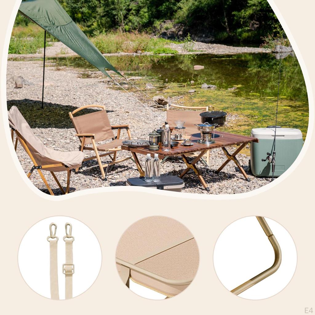 Походный стул складной рыболовный ткань Оксфорд сверхпрочный для пешего туризма на открытом воздухе