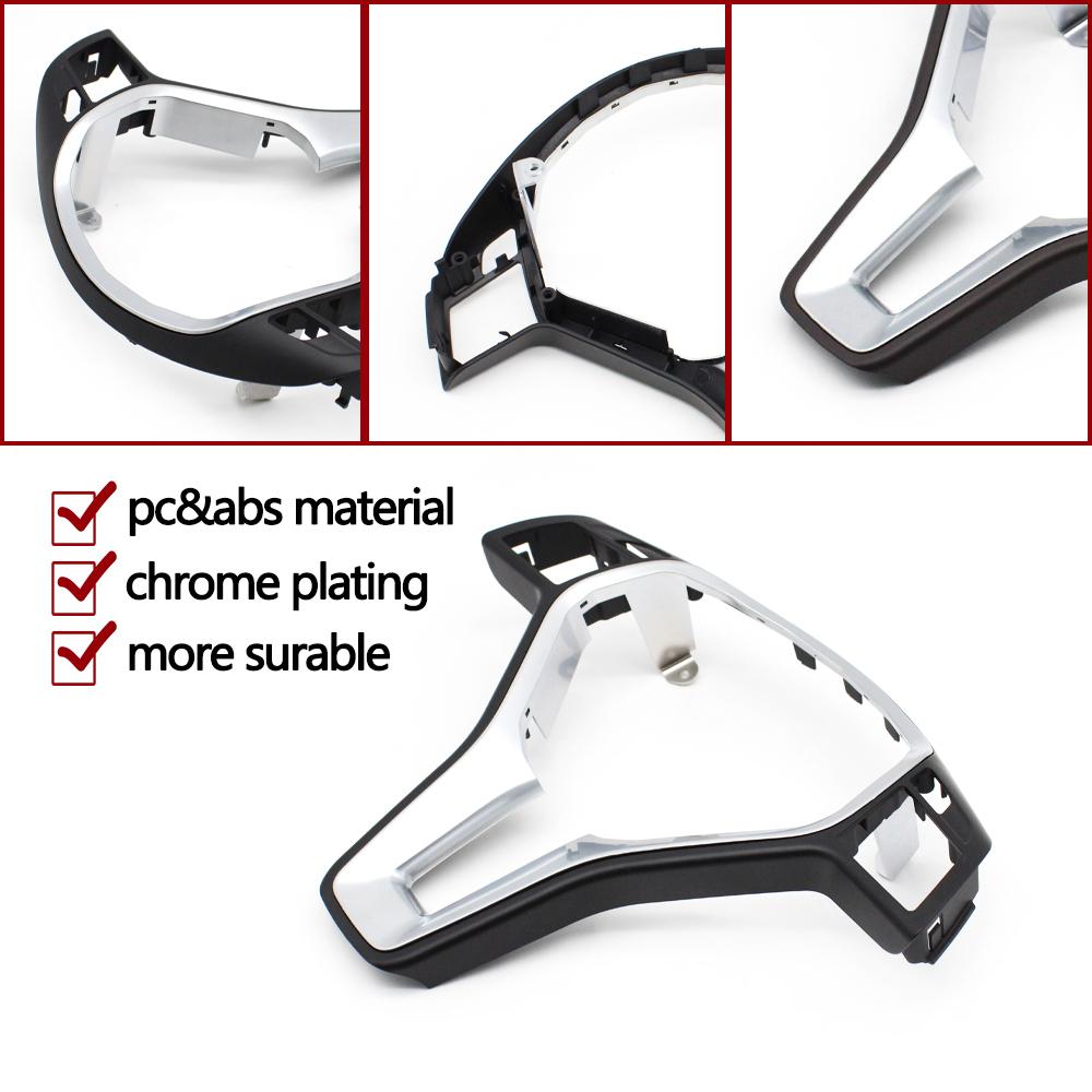 Interior Car Steering Wheel Frame Trim Cover For Mercedes BENZ C E GLK GLA CLA CLS Class W176 W204 W212 GLK204 W218 W156 edt5
