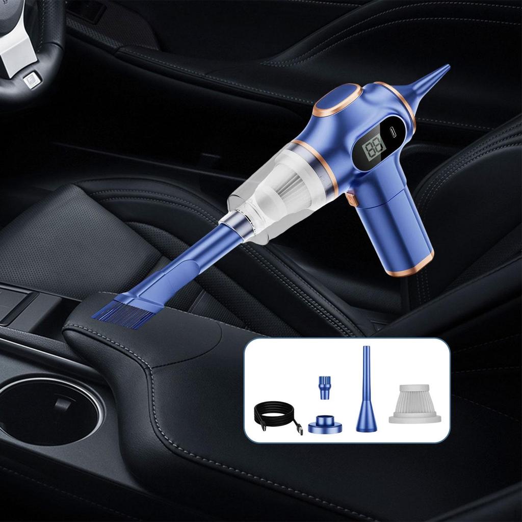 Компактный беспроводной пылесос для уборки дома и автомобиля