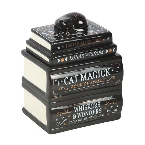 Something Different Cat Magick Book Stack Oil Burner