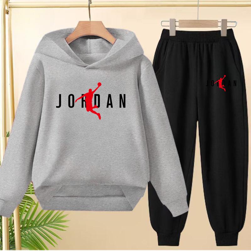 The Children'S Sportswear, Including A Hooded Sweatshirt And Long Pants,Is Suitable For Children Aged 3 To13 To Engage In Sports
