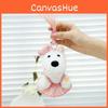 Terrier West Highland Dog Plush Keychain Toy Bag Pendant Decoration Kids Gifts