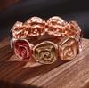 Новый цвет Масло Геометрическая Роза Эластичный Браслет Мода Премиум Женский Универсальный Сплав Браслет