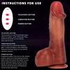 Беспроводной пульт дистанционного управления, телескопический качающийся электрический большой фаллоимитатор с подогревом, женский имитационный фаллоимитатор