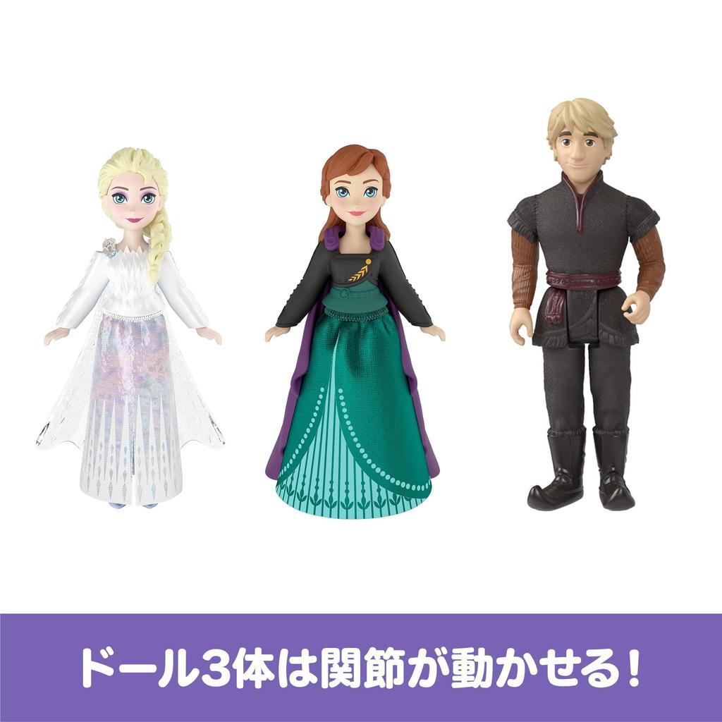 Mattel Набор персонажей Disney Холодное Сердце Игровой набор для кукольного домика Включает 3 мини-куклы и 1 Олафа Возраст HLX05 Переодевание и (Мини-куклы) - Переодевание & - - 3+ -