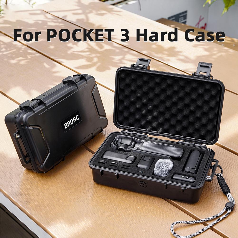 Жесткий кейс для переноски и хранения DJI Osmo Pocket 3, водонепроницаемый, взрывозащищенный, с твердой оболочкой, для аксессуаров камеры Pocket 3