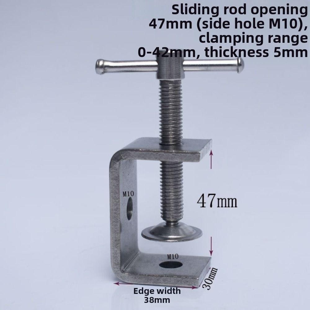 Sliding RodType Square Clamp Adjustable Fixed Holder Clip Professional C-clamp Hardware Fasteners