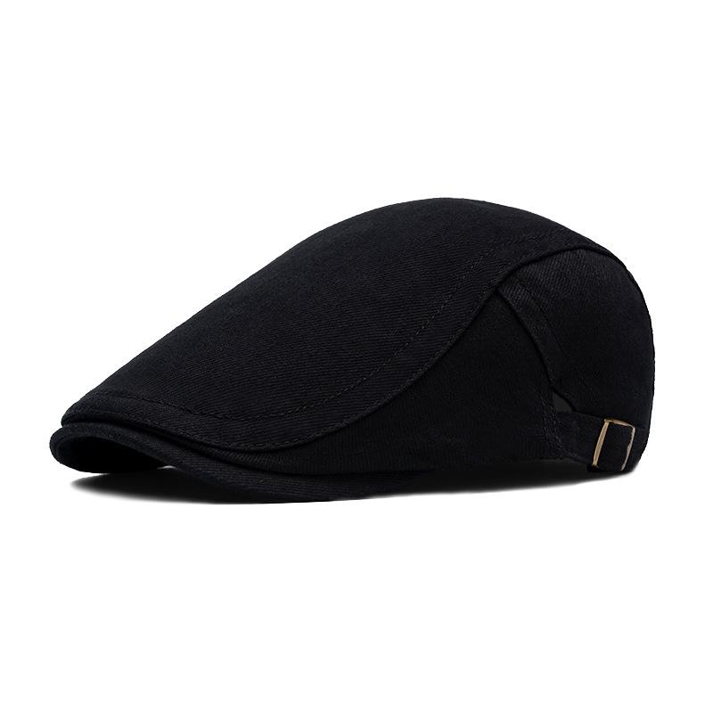 Beret Men's Spring Autumn Sunshade Sun Hat Forward Cap Youth Peaked Cap